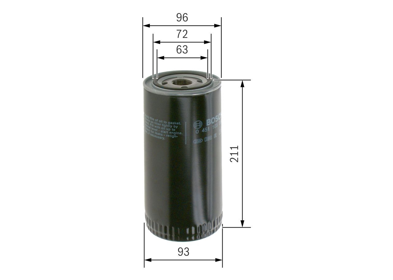 Filtr oleju Bosch 0451105067