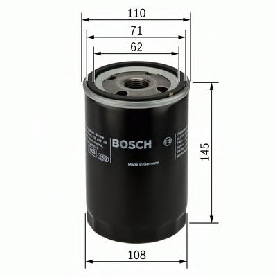 Do koszyka 0451203201 Bosch Filtr oleju