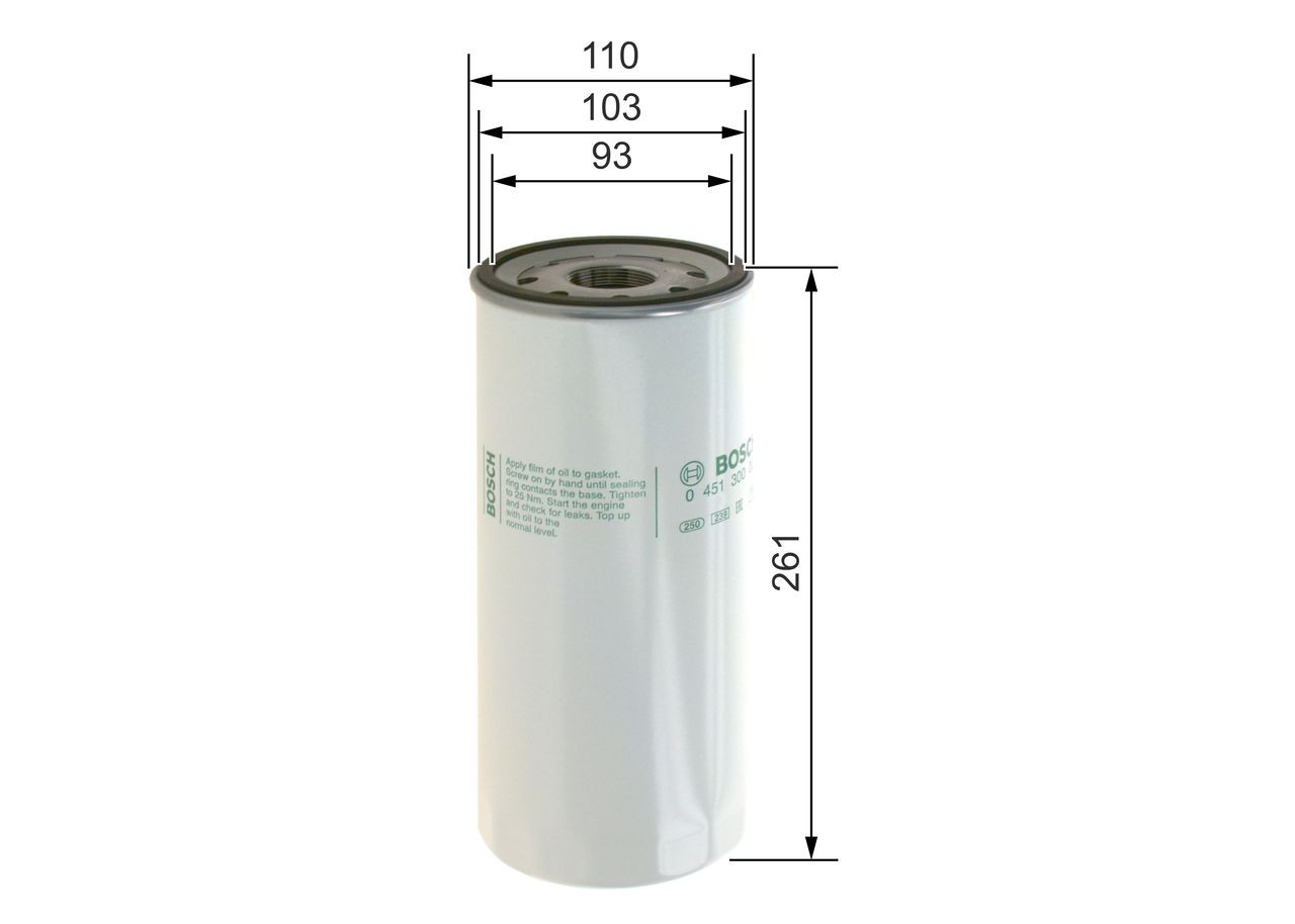 0451300003 Bosch Filtr oleju