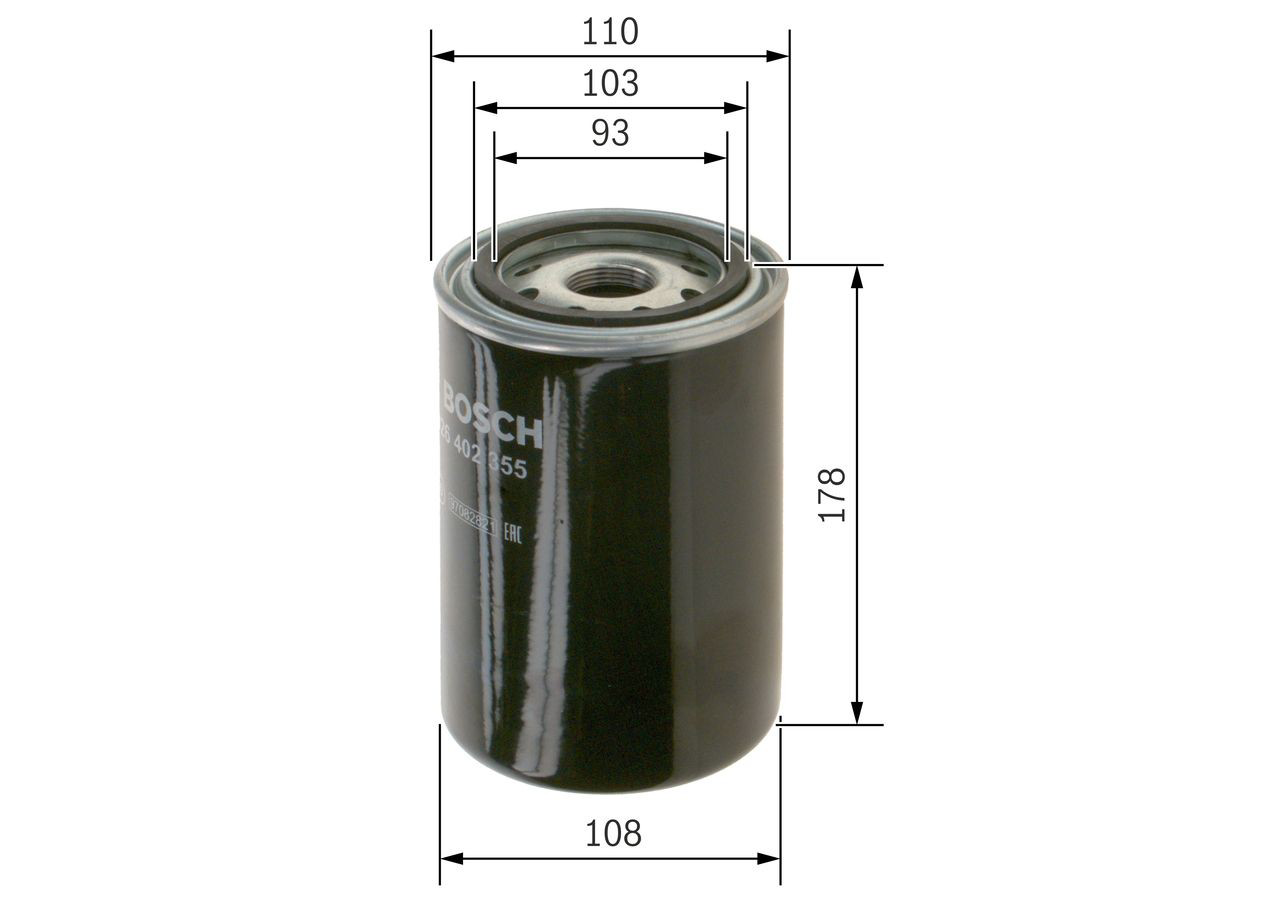 0451301207 Bosch Filtr oleju