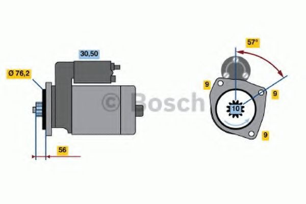 0986016990 Bosch Rozrusznik