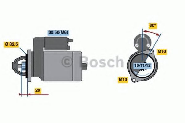 0986017260 Bosch Rozrusznik