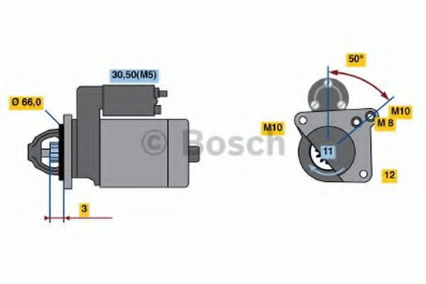 0986020131 Bosch Rozrusznik