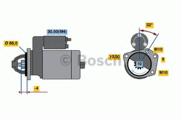 0986020141 Bosch Rozrusznik