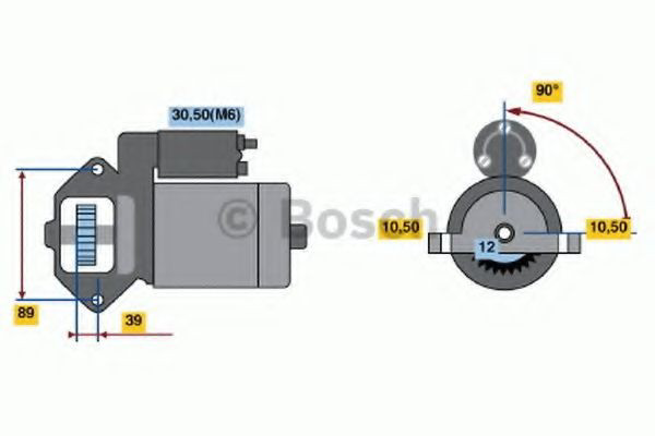 Rozrusznik Bosch 0986021810 cena, od 114,18 USD