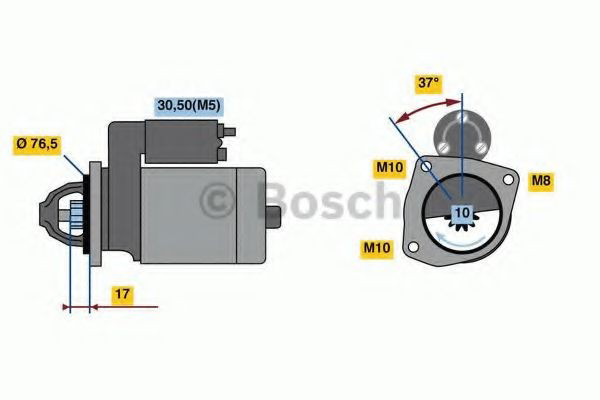 Rozrusznik Bosch 0986023530