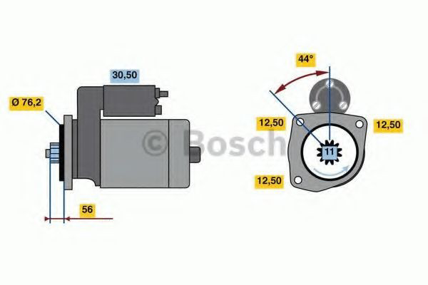 Rozrusznik Bosch 0986024100