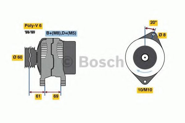 0986080030 Bosch