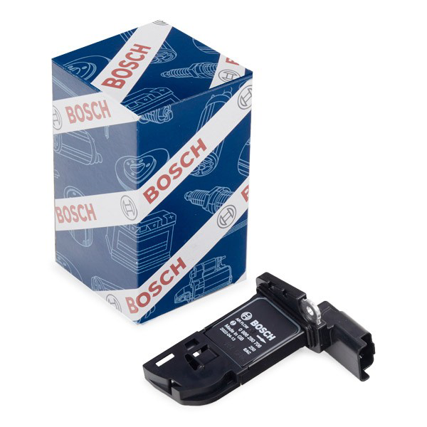 Czujnik przepływu powietrza, przepływomierz powietrza M.A.F. Bosch 0986280706 cena, od 85,18 USD