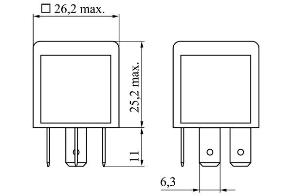 Przekaźnik kierunkowskazów 0986332071 Bosch
