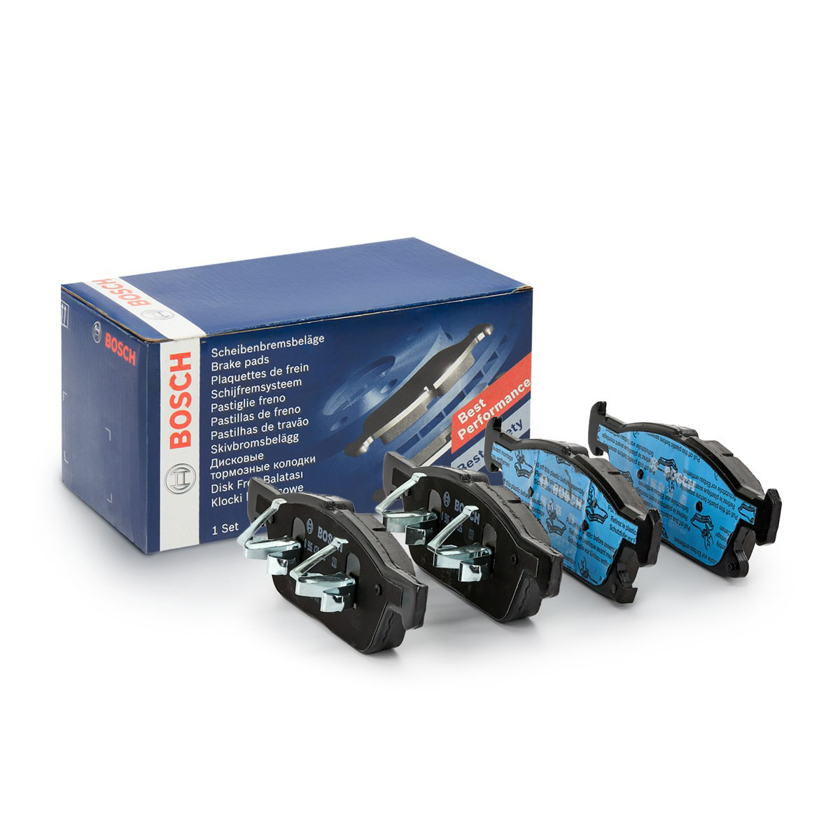 Do koszyka 0986424326 Bosch Klocki hamulcowe przednie tarczowe
