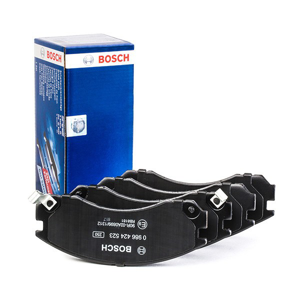 Do koszyka 0986424523 Bosch Klocki hamulcowe przednie tarczowe