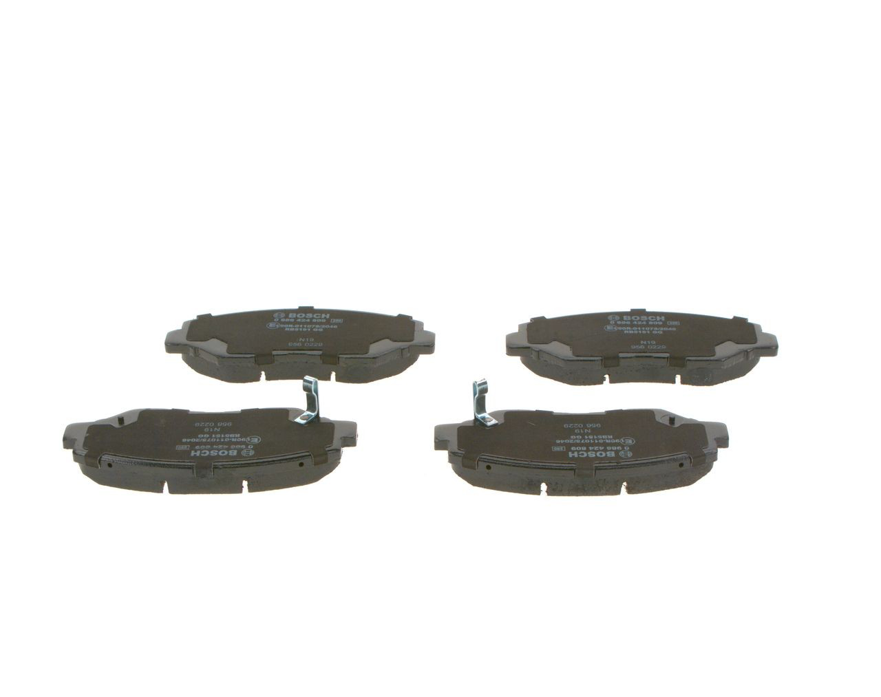 0986424809 Bosch Klocki hamulcowe przednie tarczowe
