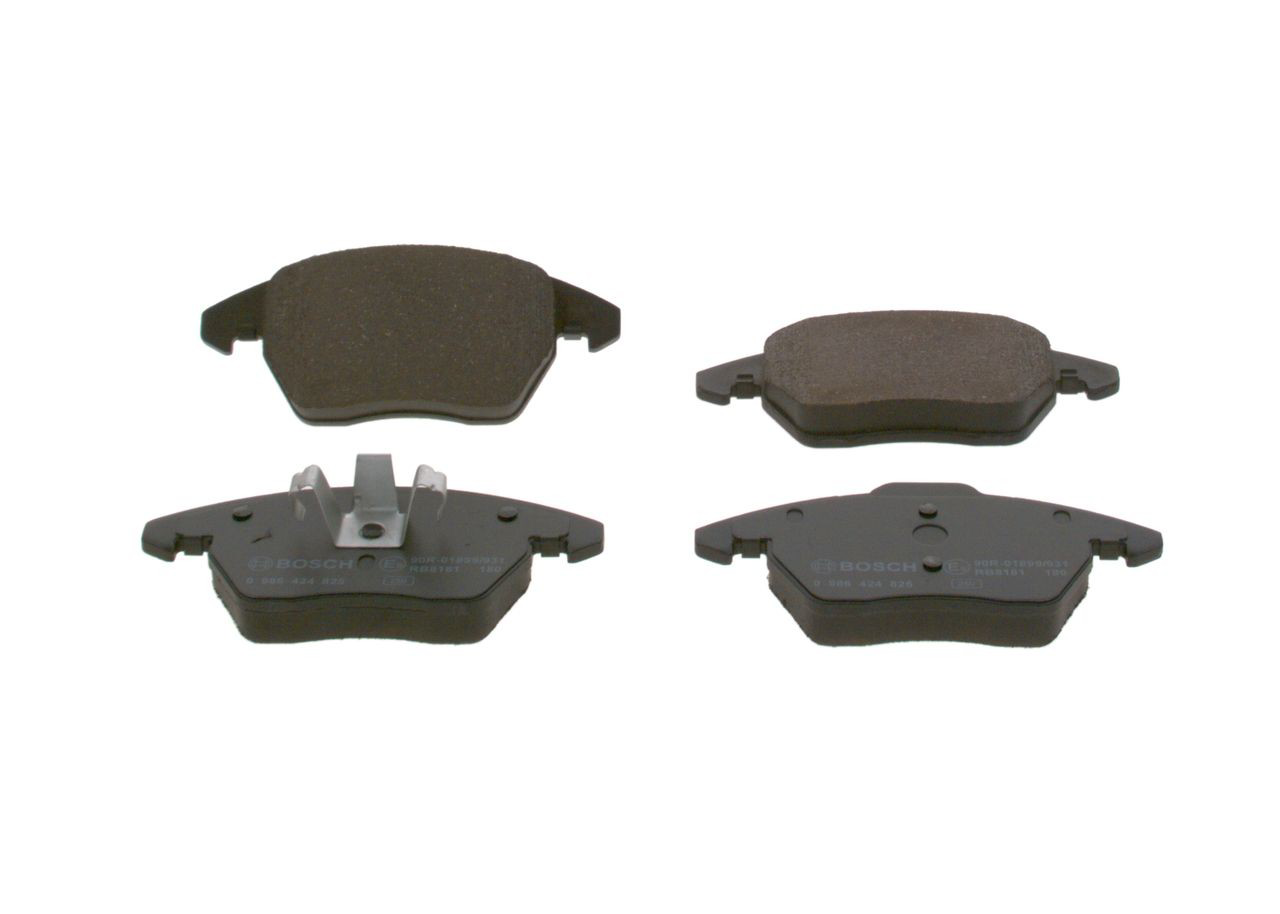 Klocki hamulcowe przednie tarczowe Bosch 0986424825 cena, od 31,84 USD