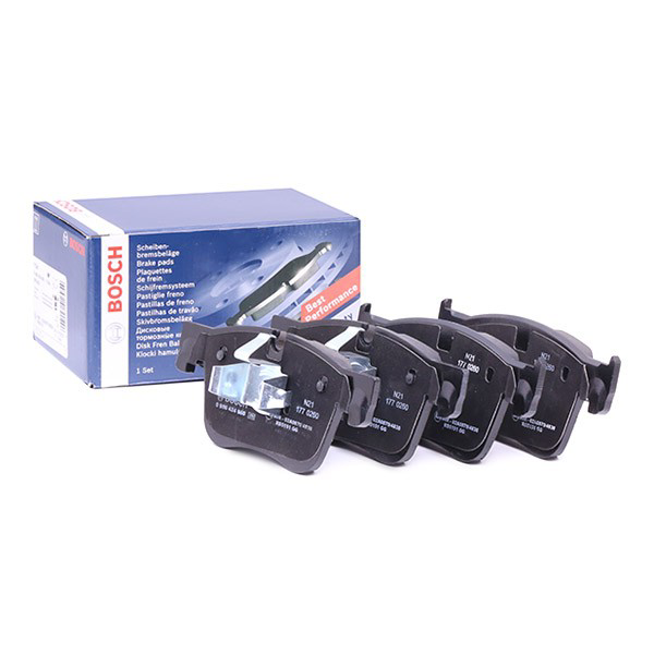 Do koszyka 0986424860 Bosch Klocki hamulcowe przednie tarczowe