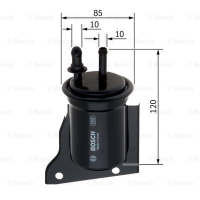 Filtr paliwa Bosch 0986450114 cena, od 11,33 USD