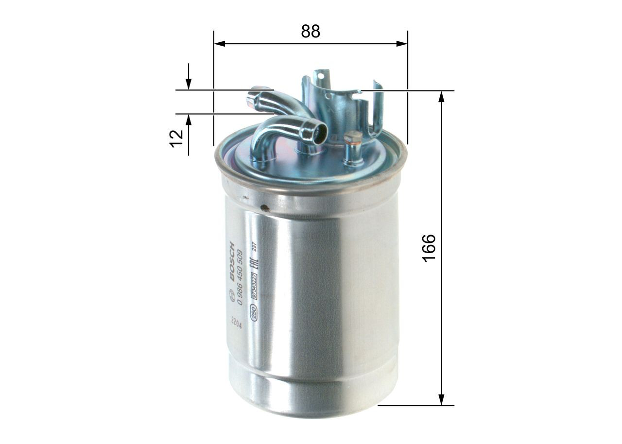 Filtr paliwa Bosch 0986450509 cena, od 16,72 USD