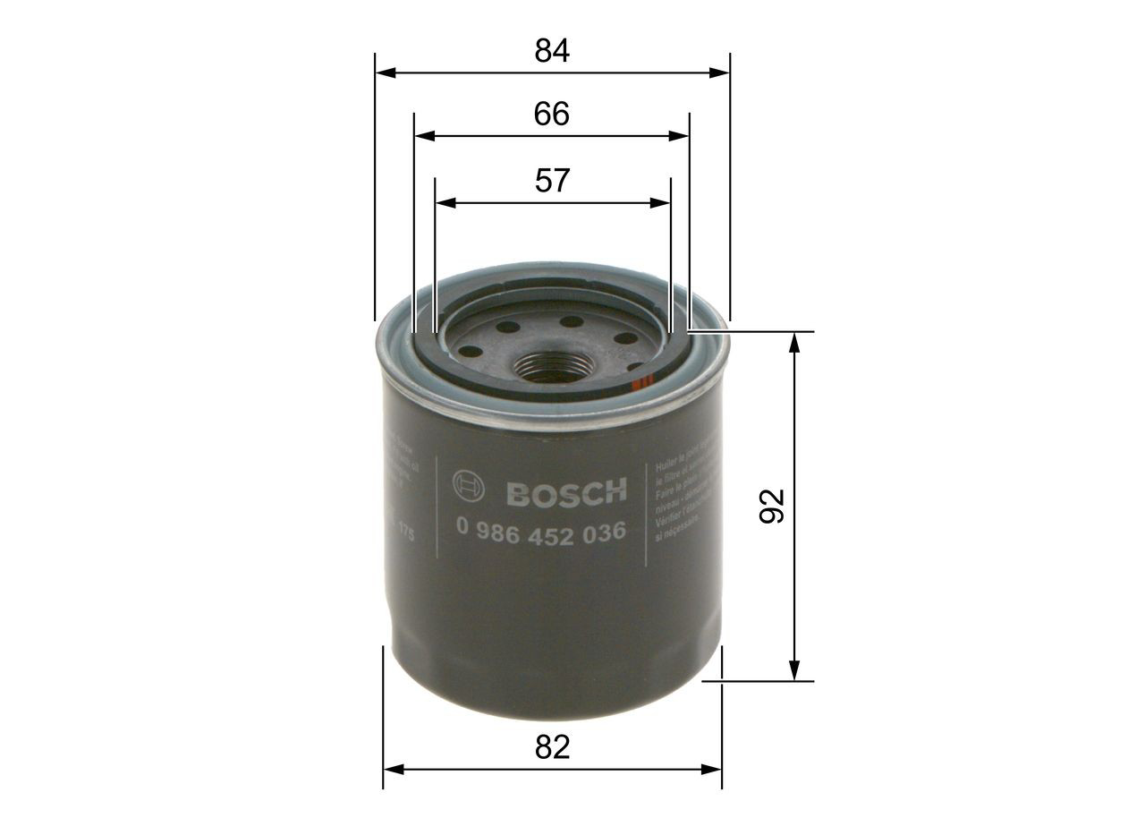 Filtr oleju 0986452036 Bosch