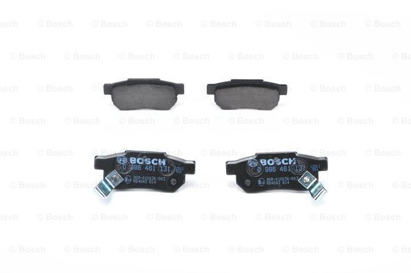 0986461131 Bosch Okładziny (klocki) do hamulców tarczowych tylne