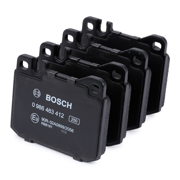 Do koszyka 0986463412 Bosch Klocki hamulcowe przednie tarczowe