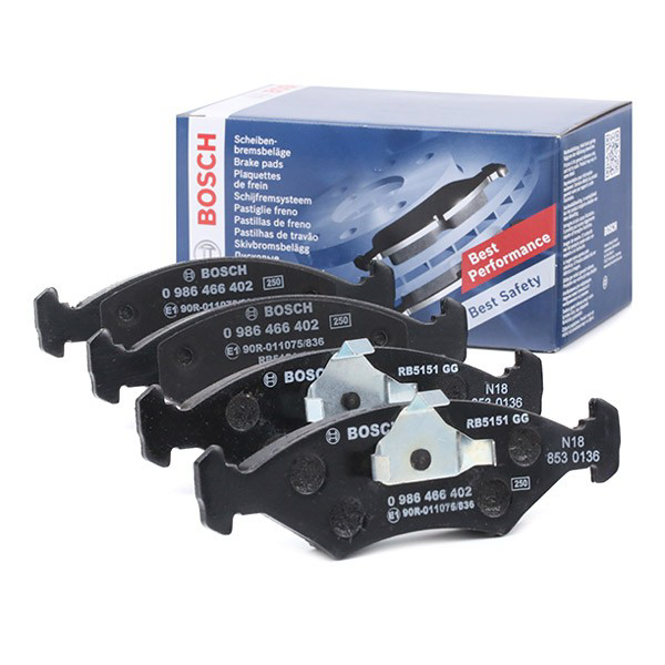 0986466402 Bosch Klocki hamulcowe przednie tarczowe