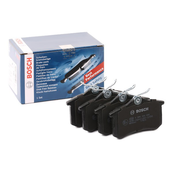 0986466683 Bosch Okładziny (klocki) do hamulców tarczowych tylne