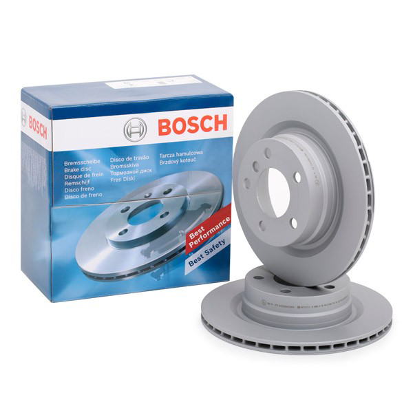 Do koszyka 0986479044 Bosch Tarcza hamulcowa tylna