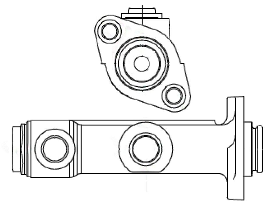 0986486000 Bosch Cylinder sprzęgła główny