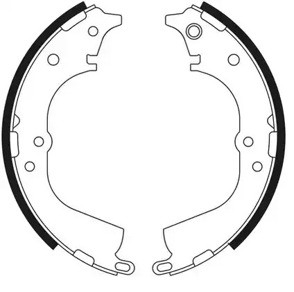 0986487743 Bosch Klocki hamulcowe tylne bębnowe