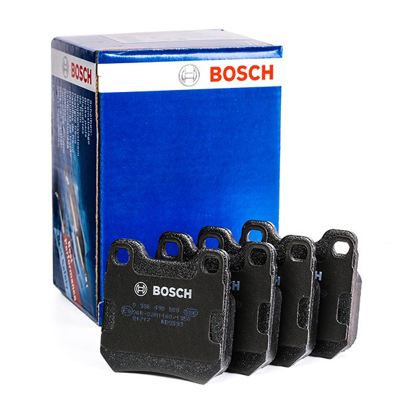 Do koszyka 0986490500 Bosch Okładziny (klocki) do hamulców tarczowych tylne
