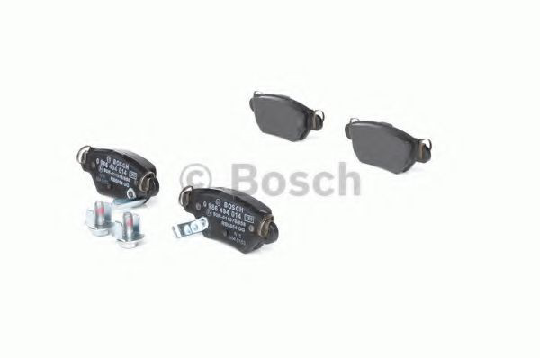 Okładziny (klocki) do hamulców tarczowych tylne 0986494014 Bosch