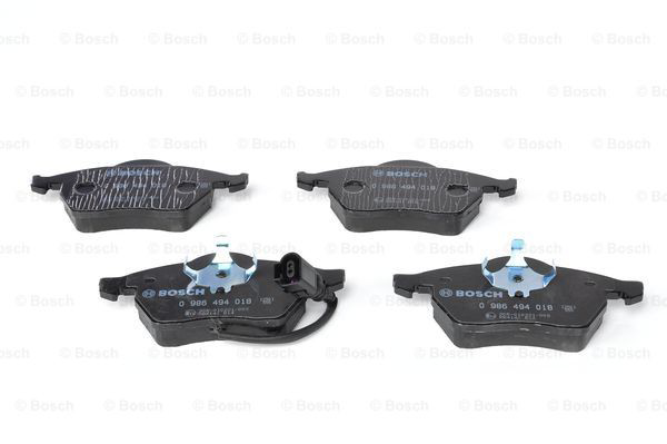 Do koszyka 0986494018 Bosch Klocki hamulcowe przednie tarczowe