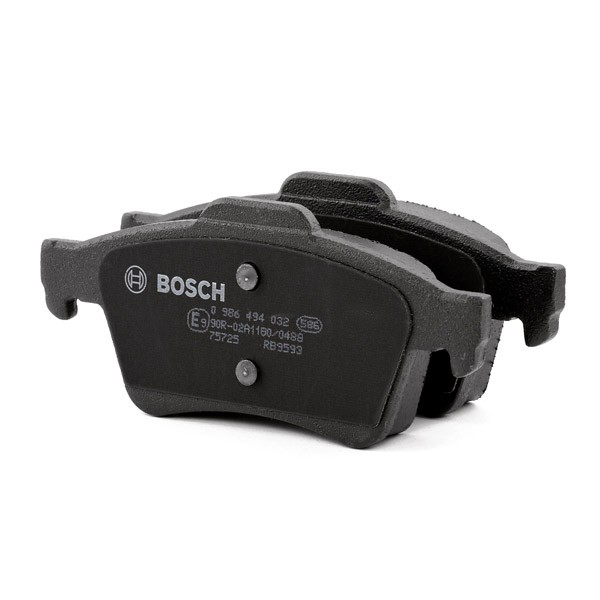 Do koszyka 0986494032 Bosch Okładziny (klocki) do hamulców tarczowych tylne