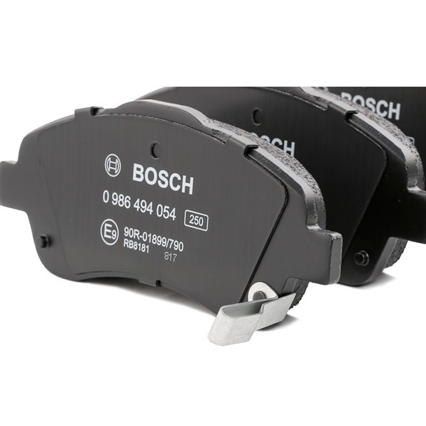 Klocki hamulcowe przednie tarczowe 0986494054 Bosch