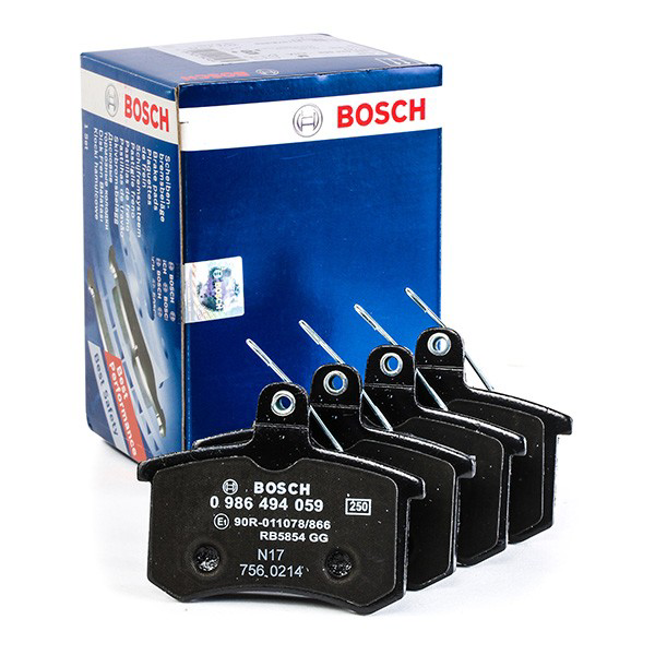 Okładziny (klocki) do hamulców tarczowych tylne Bosch 0986494059