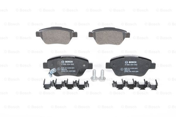 0986494092 Bosch Klocki hamulcowe przednie tarczowe