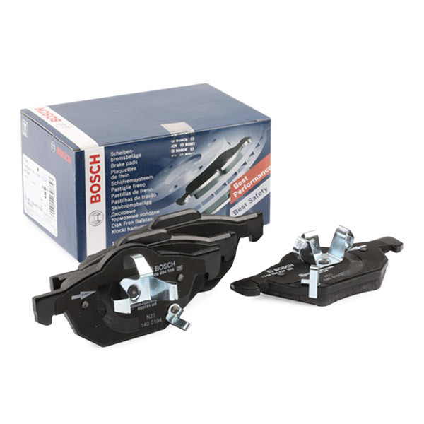 Klocki hamulcowe przednie tarczowe Bosch 0986494135 cena, od 27,81 USD