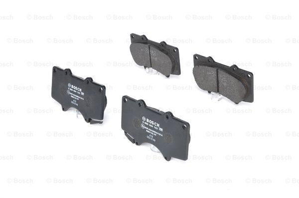 Do koszyka 0986494153 Bosch Klocki hamulcowe przednie tarczowe