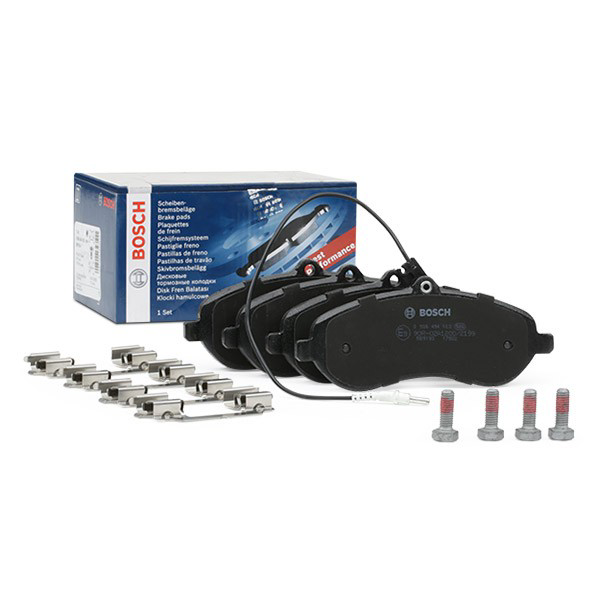 Klocki hamulcowe przednie tarczowe 0986494163 Bosch
