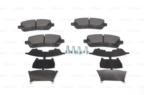 Klocki hamulcowe przednie tarczowe 0986494195 Bosch