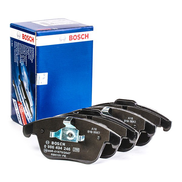 Klocki hamulcowe przednie tarczowe Bosch 0986494246 cena, od 48,60 USD