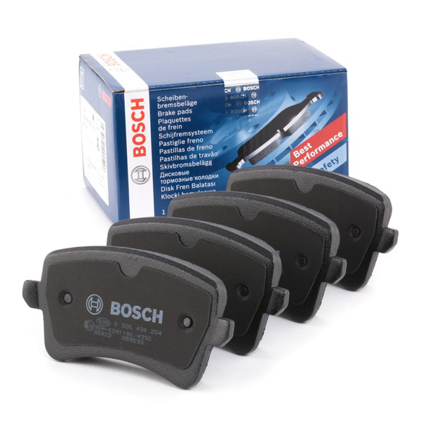 0986494254 Bosch Okładziny (klocki) do hamulców tarczowych tylne