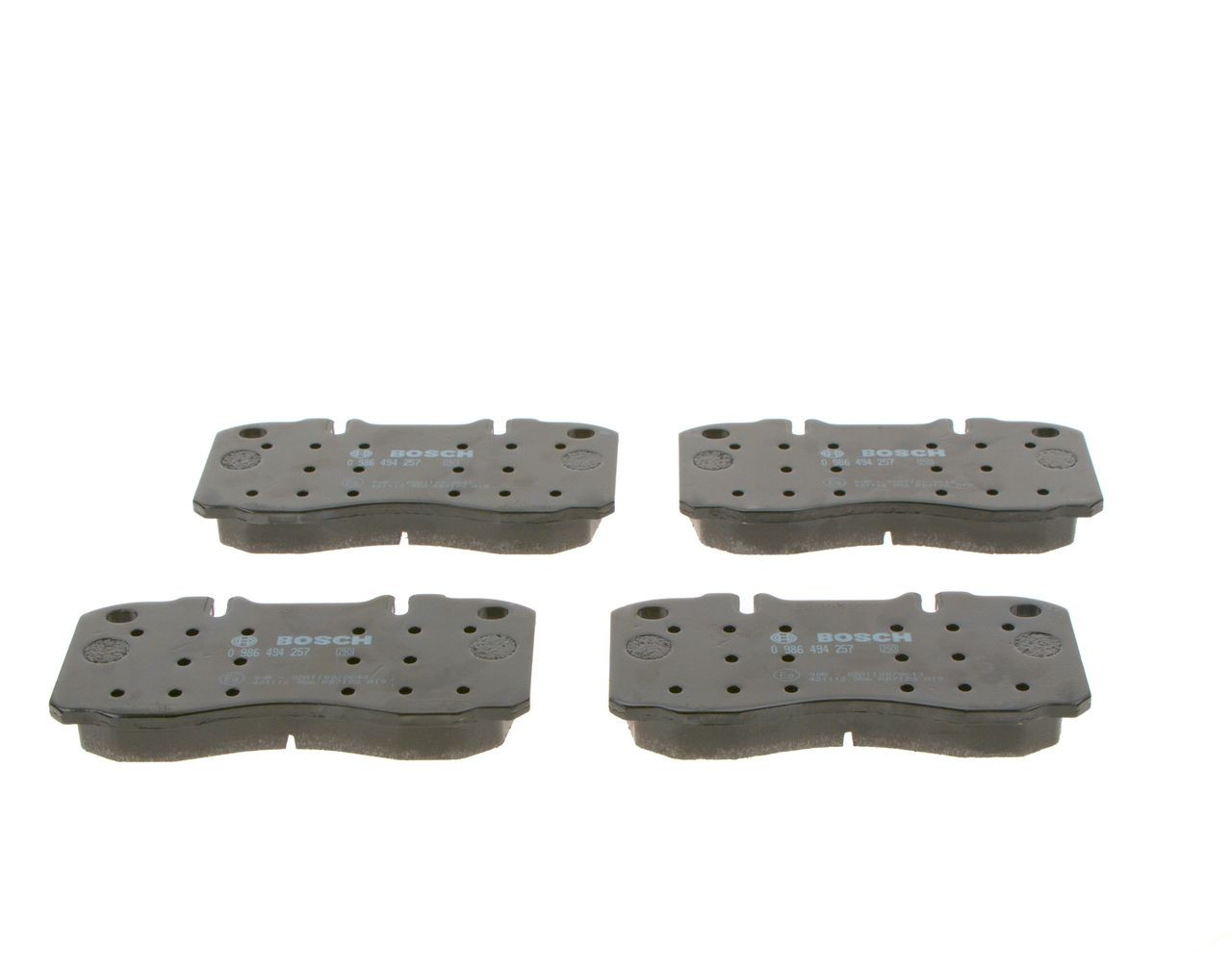 Klocki hamulcowe przednie tarczowe Bosch 0986494257 cena, od 62,63 USD