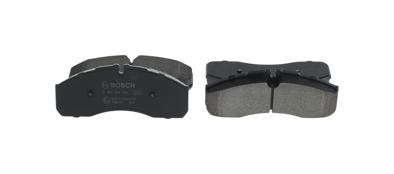Do koszyka 0986494266 Bosch Klocki hamulcowe przednie tarczowe