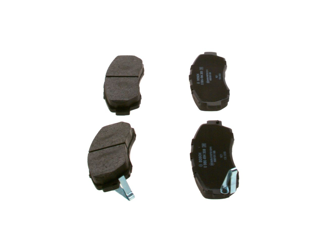 0986494308 Bosch Klocki hamulcowe przednie tarczowe