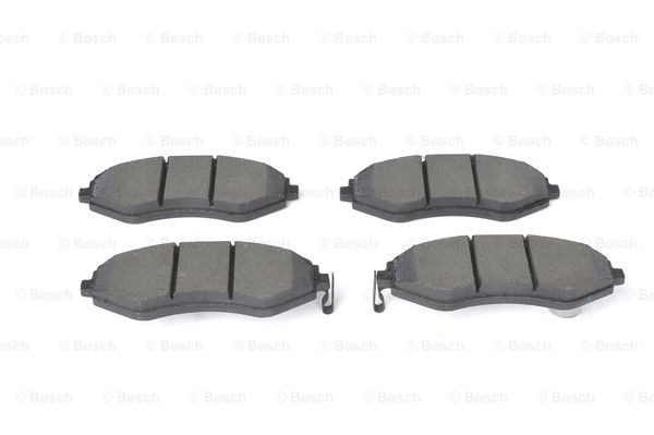 Do koszyka 0986494343 Bosch Klocki hamulcowe przednie tarczowe