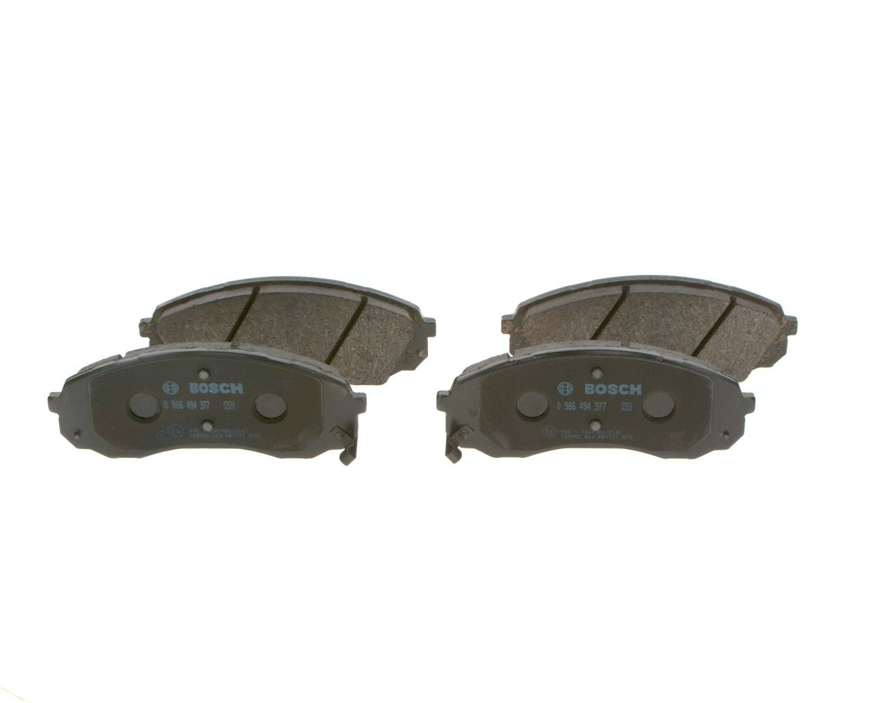 Klocki hamulcowe przednie tarczowe Bosch 0986494377 cena, od 33,97 USD