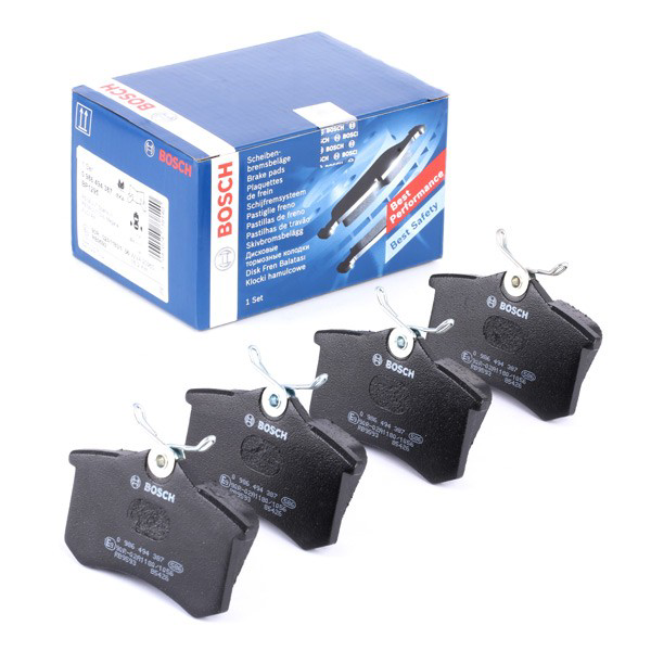 0986494387 Bosch Okładziny (klocki) do hamulców tarczowych tylne