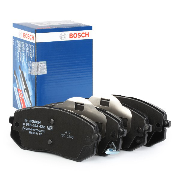 Klocki hamulcowe przednie tarczowe 0986494422 Bosch