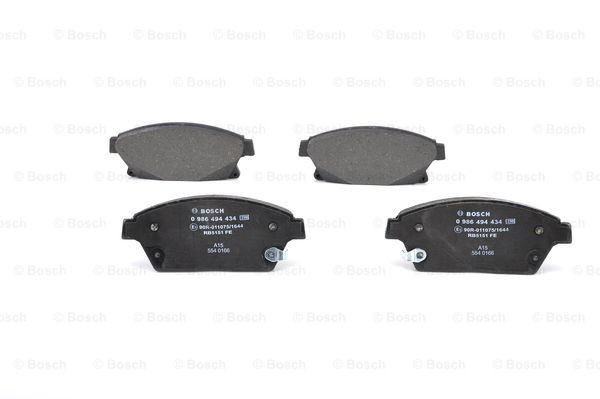 Do koszyka 0986494434 Bosch Klocki hamulcowe przednie tarczowe